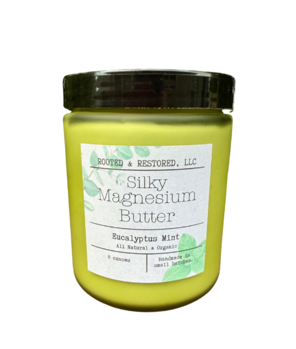 *NEW* Eucalyptus Mint Silky Magnesium Butter 8 oz.