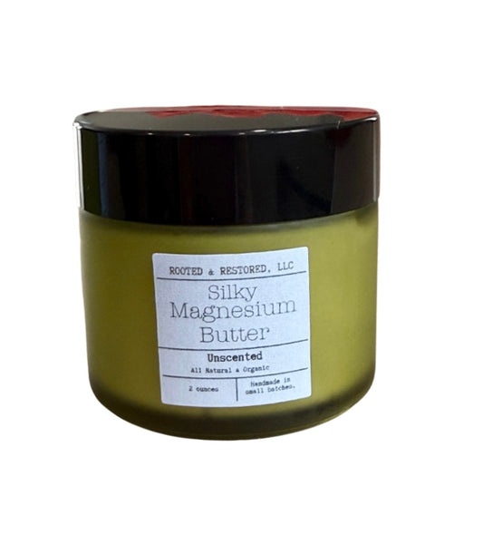 Silky Magnesium Butter Unscented 2 oz.